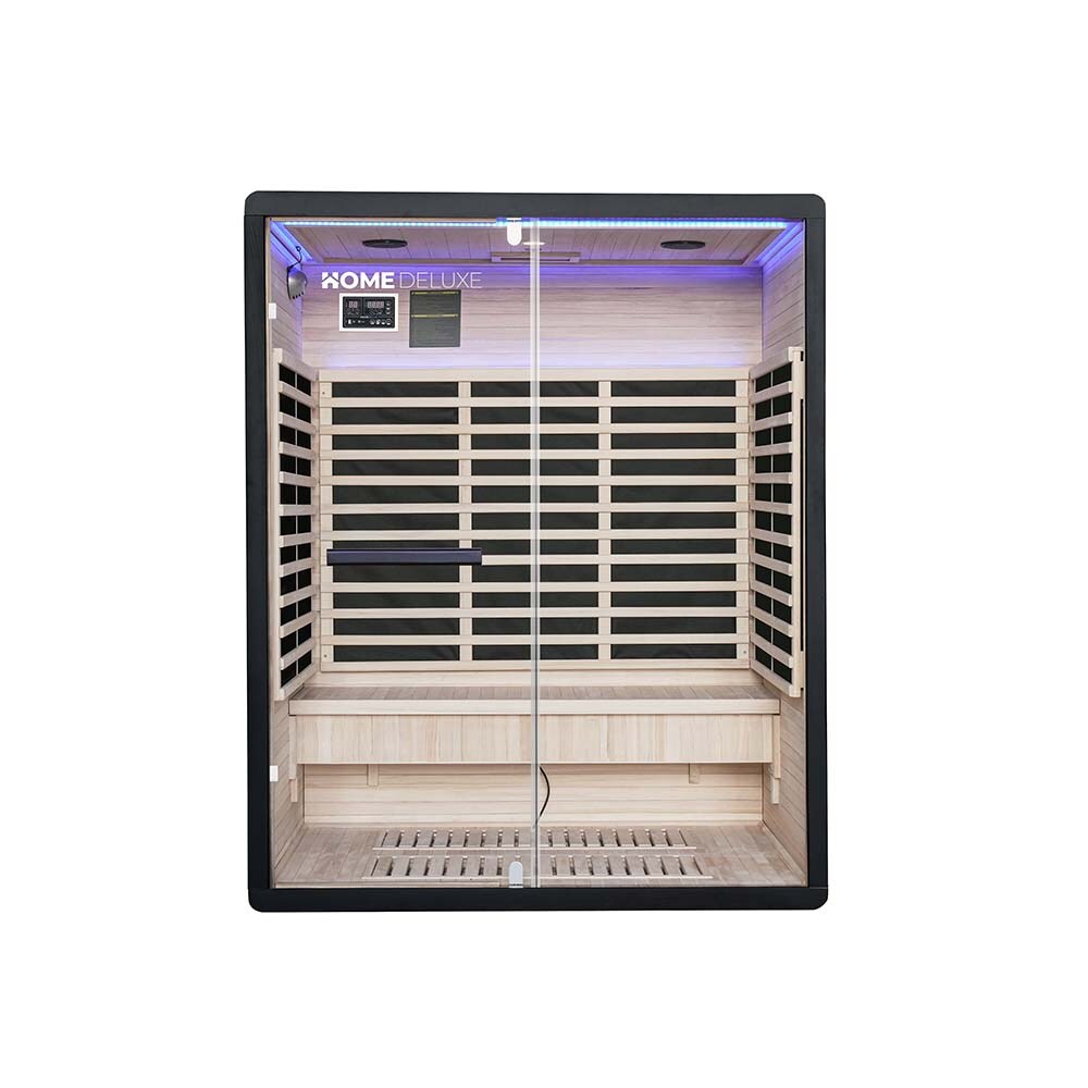 Home Deluxe Infrarotkabine NERO L – 190 x 153 cm für 3 Personen | 04058166447043