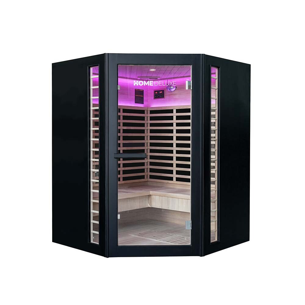 Home Deluxe Infrarotkabine NERO XXL – 190 x 150 cm für 4-6 Personen | 04058166447067