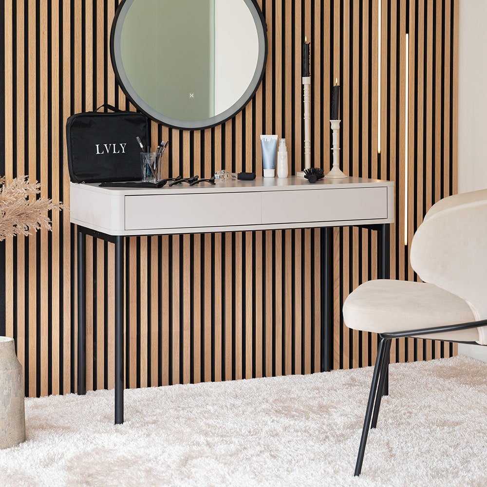 Home Deluxe LVLY Schminktisch PAOLA - 100 x 45 x 74,5 cm - Bild 1