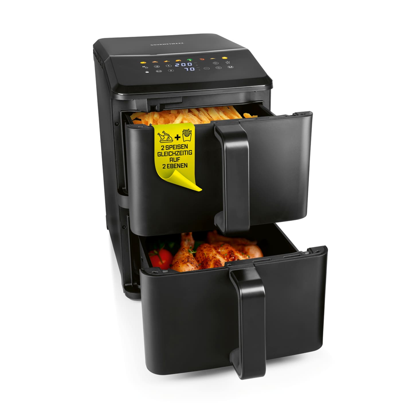 GOURMETmaxx Hei&szlig;luft-Fritteuse 2400W - Bild 1