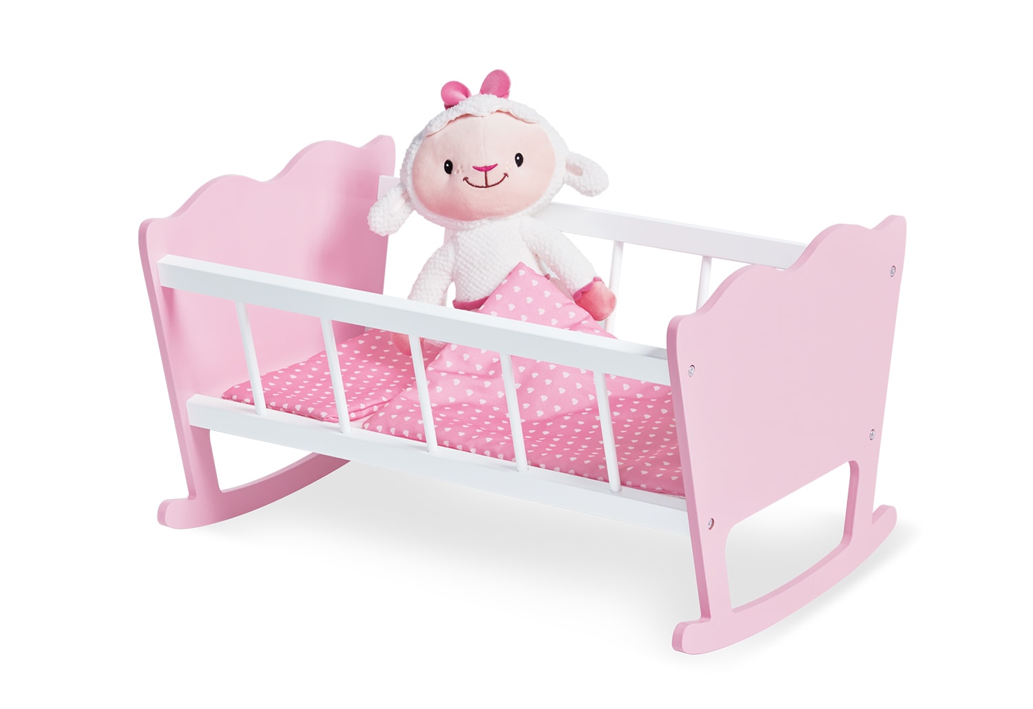 PINOLINO Puppenwiege Jasmin &ndash; wei&szlig; - Bild 1