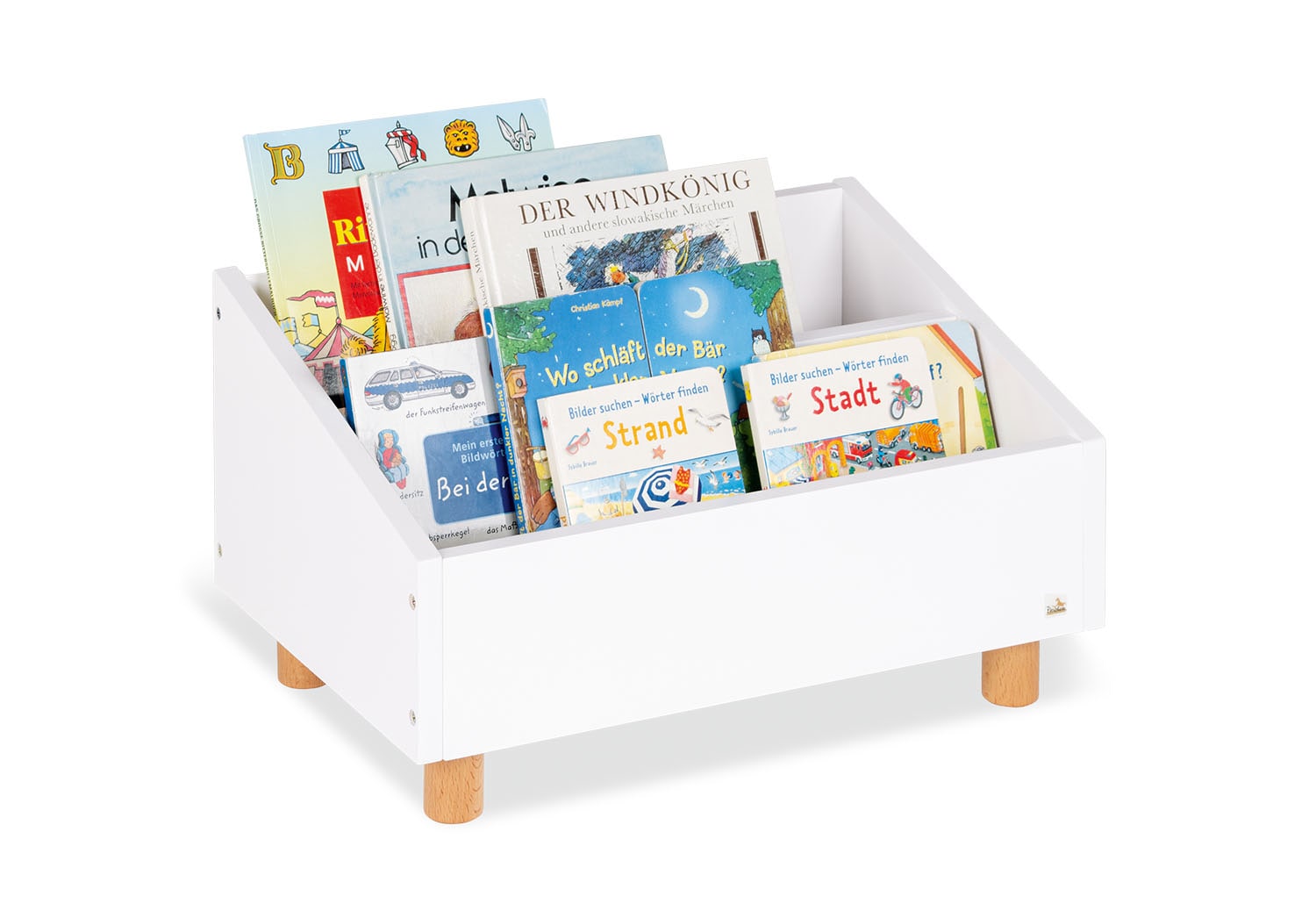 PINOLINO Kinder-Bücherregal Ando – weiß