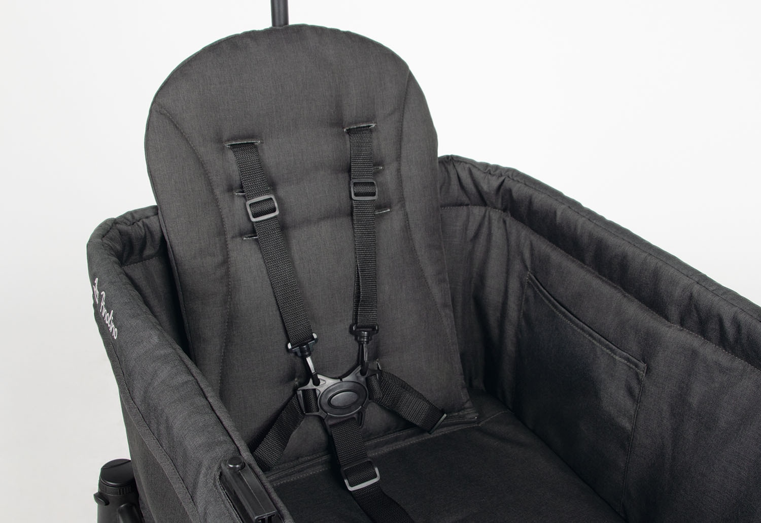 PINOLINO Sitz f&uuml;r Klappbollerwagen Cruiser &ndash; anthrazit - Bild 1