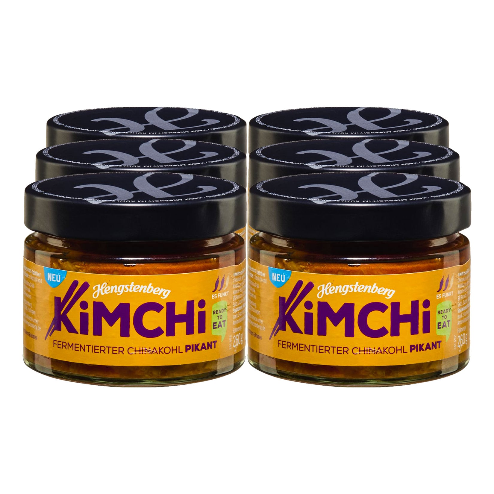 Hengstenberg Kimchi pikant 260 g, 6er Pack - Bild 1