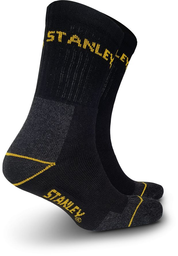 Stanley Arbeitssocken 5er Pack Gr. 39-42 Schwarz - Bild 1