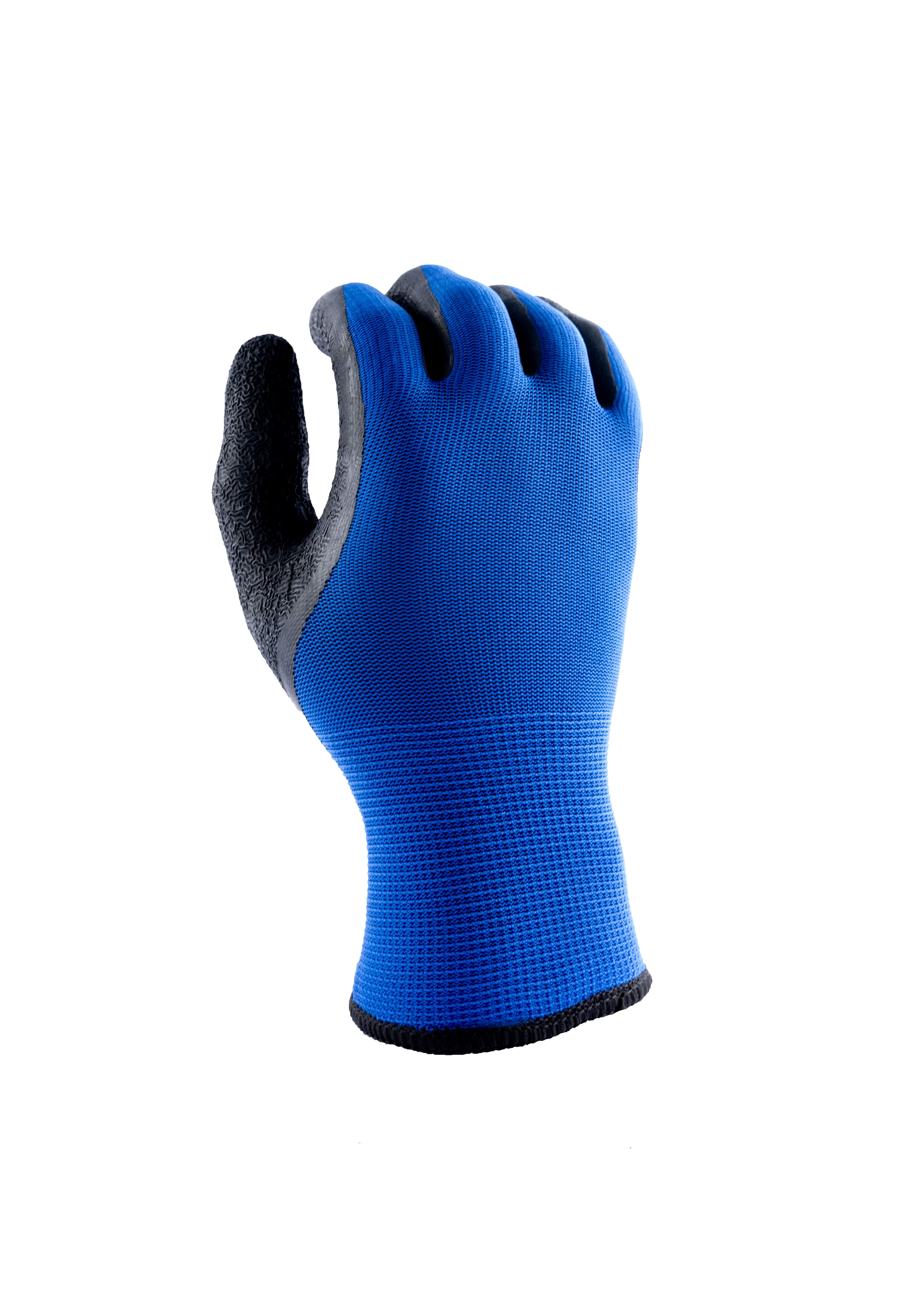 Priva Winter Arbeitshandschuhe 3er Pack - Gr. M Blau/Schwarz - Bild 1