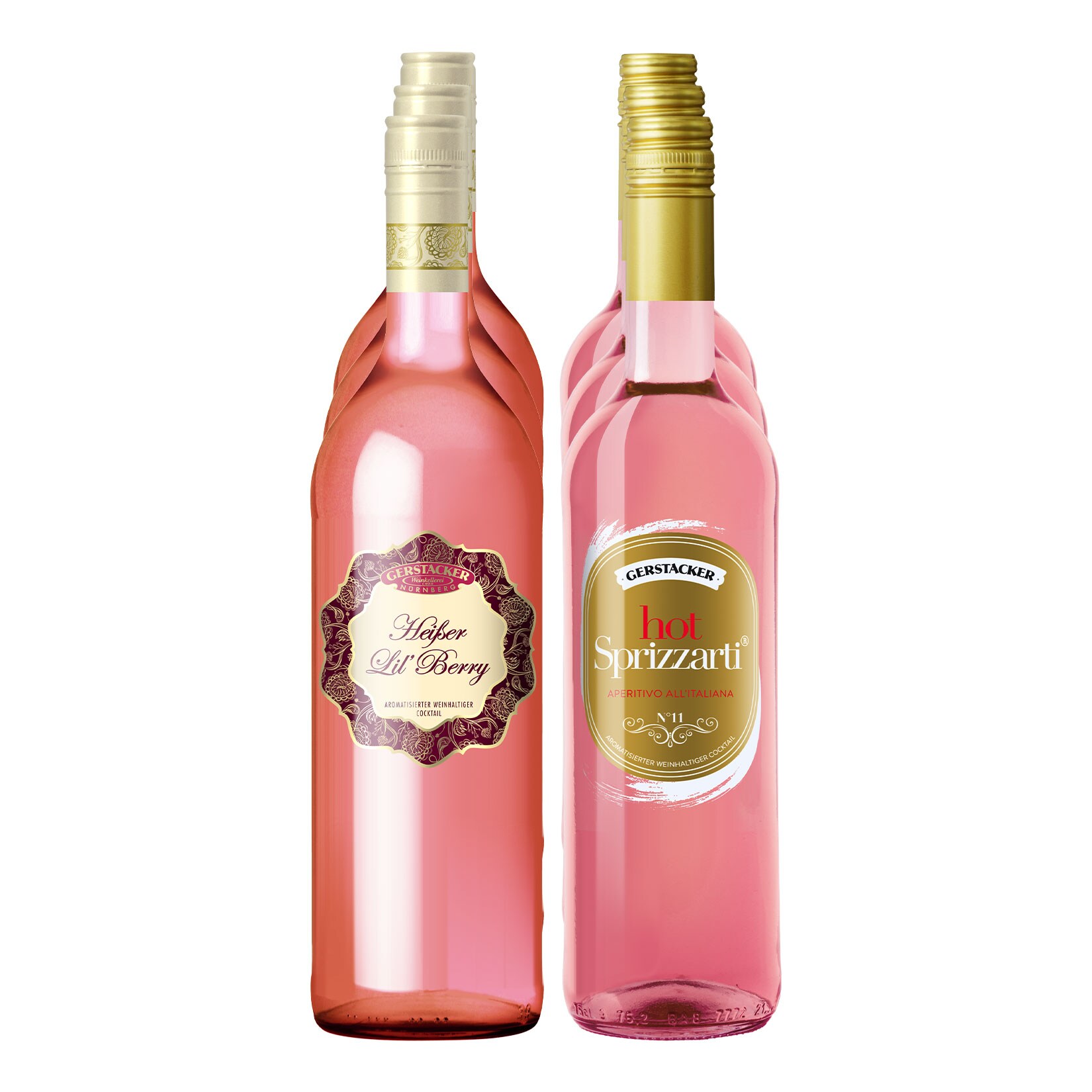 Gerstacker Heißer Sprizzarti/ Lil´Berry 9,1 % / 9,0 % vol 6 x 0,745 Liter