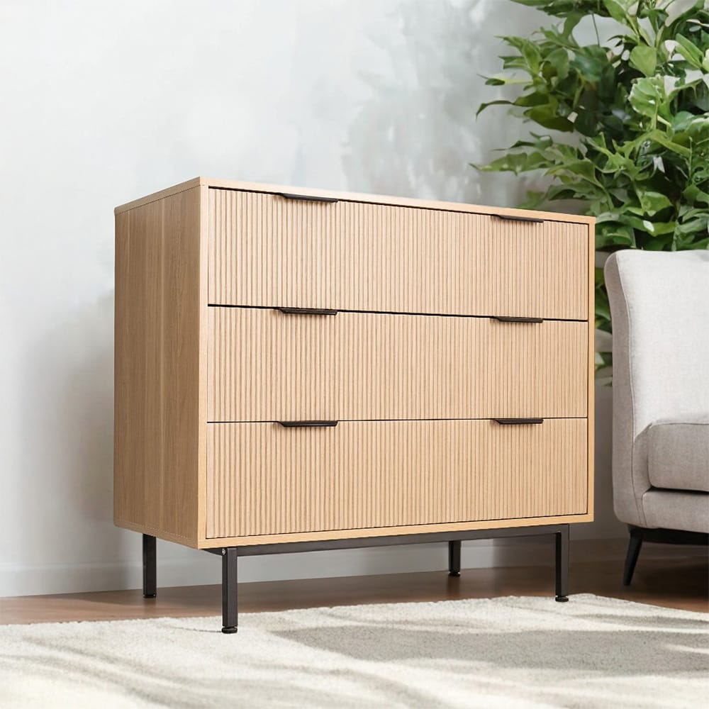 Home Deluxe Kommode NYLA Natur - 90 x 80 cm - Bild 1