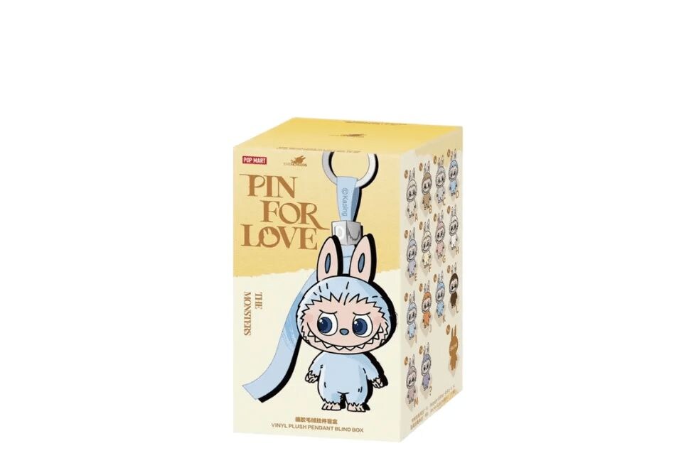 Pop Mart Labubu The Monsters Pin For Love Series (a&ndash;m) Single Blind Box - Bild 1