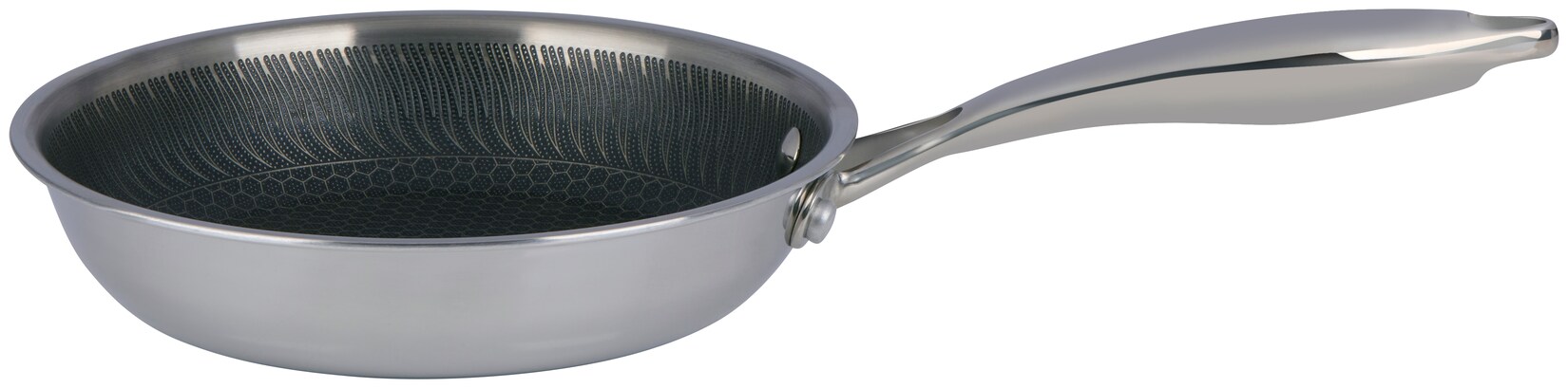 Alpina Edelstahl-Hochrandpfanne 20 cm mit Wabenstruktur | 08711292212270