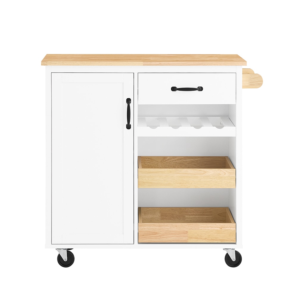 SoBuy K&uuml;cheninsel mit 1 Schublade Holzfarbe 90,5x38x86,5cm Funktional - Bild 1