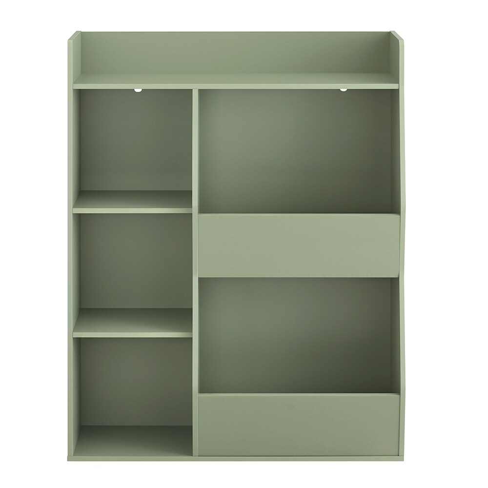 SoBuy Kinderregal mit 5 Fächern Grün 80x33,8x103,5cm Modern