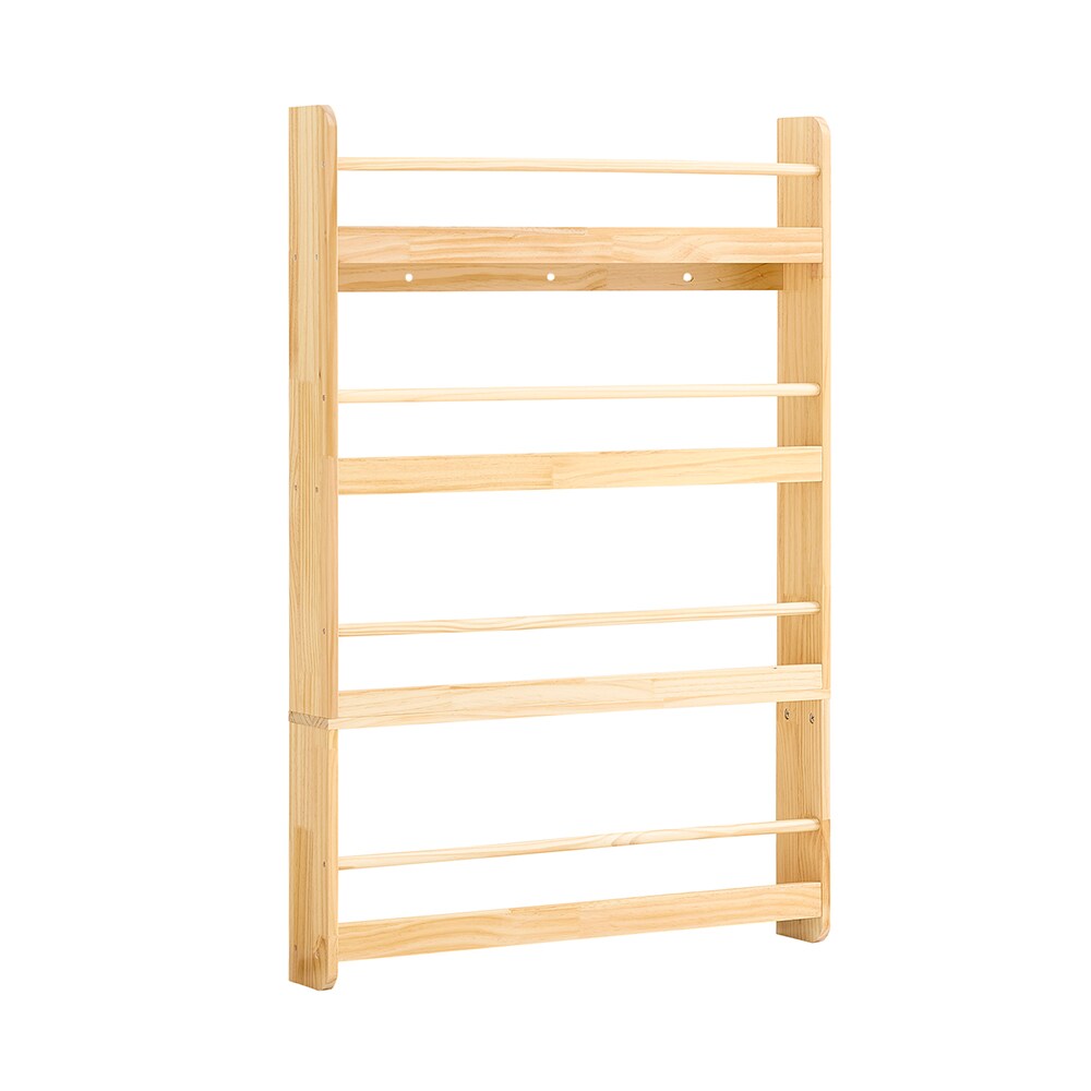 SoBuy Kinderregal mit 3 Fächern Holzfarbe 80x12x118cm Funktional | 04251388645345