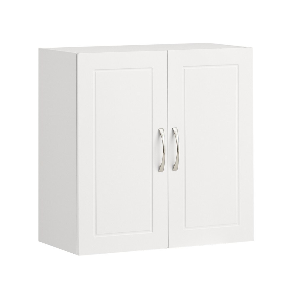 SoBuy H&auml;ngeschrank mit 2 T&uuml;ren Wei&szlig; 60x30x60cm Modern - Bild 1