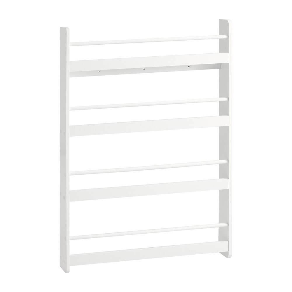 SoBuy Kinderregal mit 4 F&auml;chern Wei&szlig; 80x12x118cm Modern - Bild 1