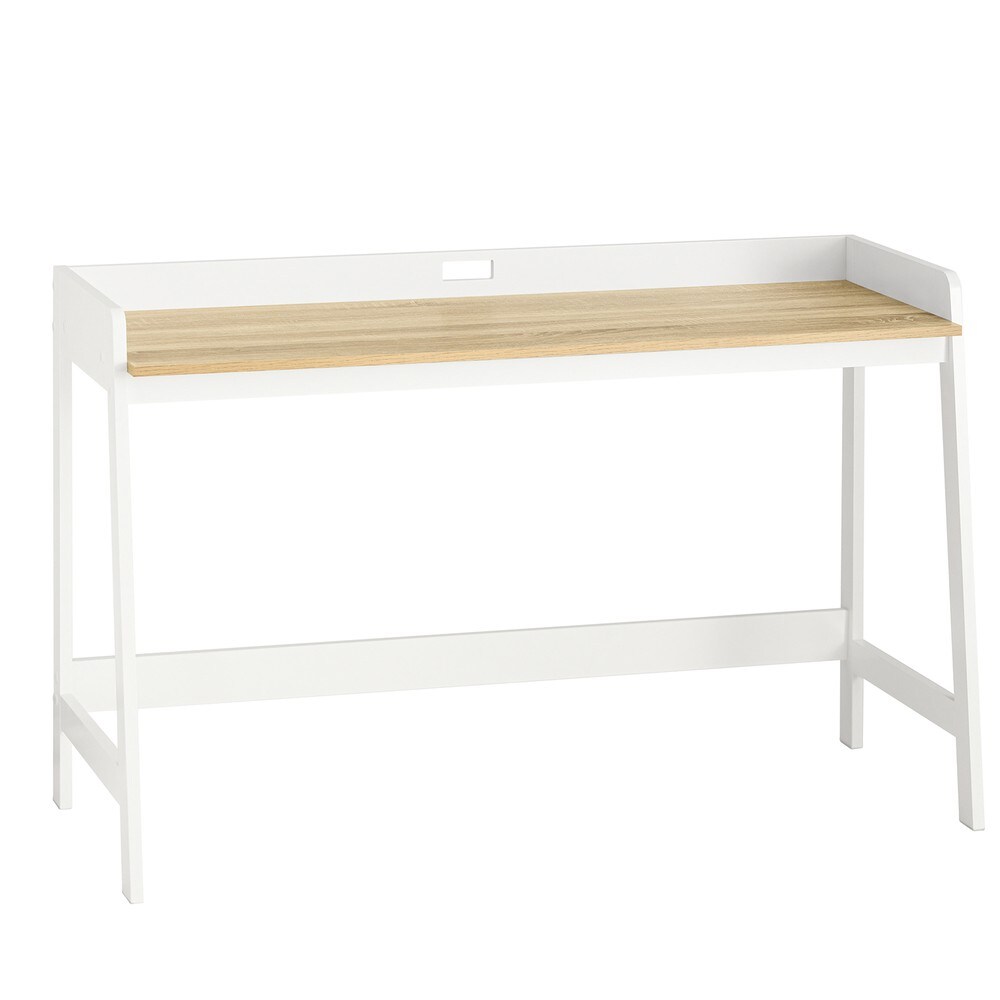 SoBuy Schreibtisch Holzfarbe 125×51,5x80cm Minimalistisch | 04251388601310