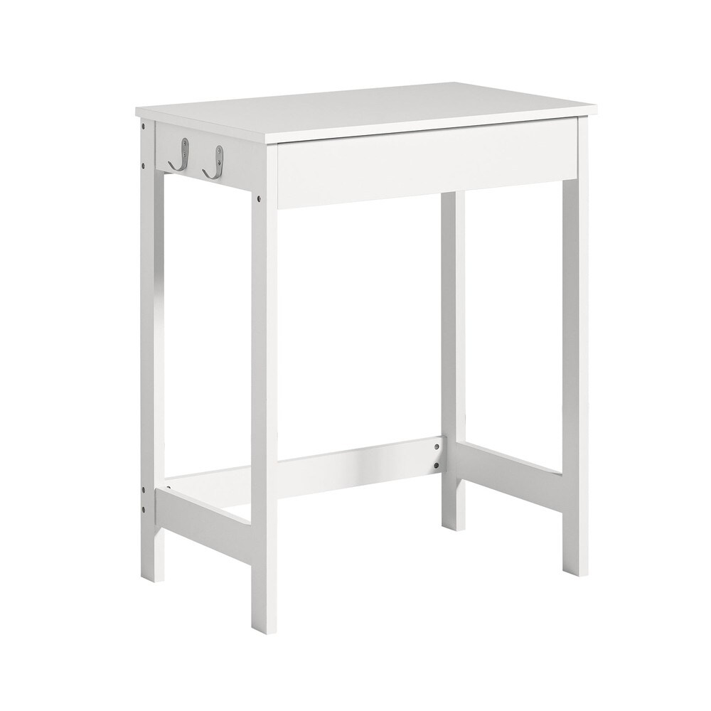SoBuy Schreibtisch mit einer Schublade Weiß 60x40x76cm Minimalistisch | 04251388601556