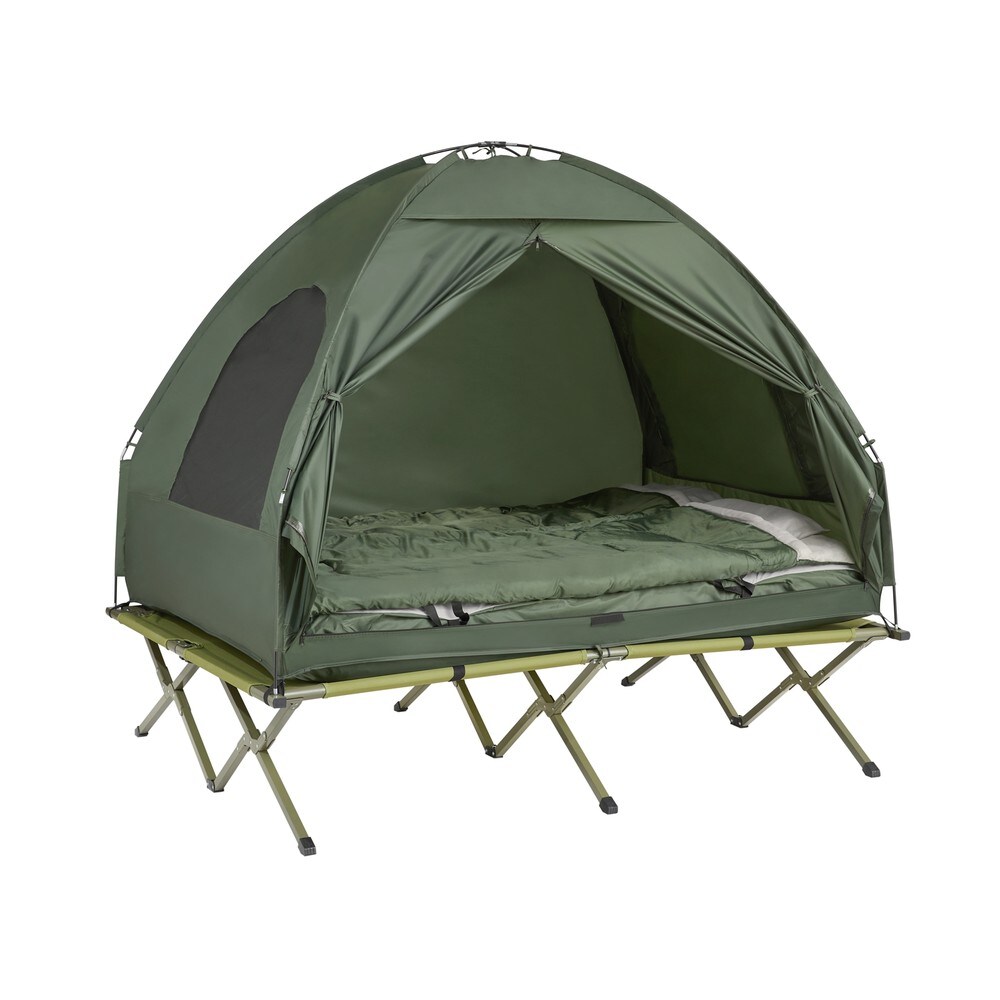 SoBuy Campingzelt f&uuml;r 2 Personen Gr&uuml;n 193x145x185cm Funktional - Bild 1