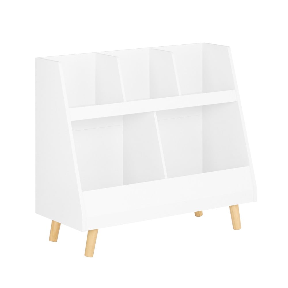 SoBuy Kinderregal mit 5 F&auml;chern Wei&szlig; 86x36x77cm Funktional - Bild 1