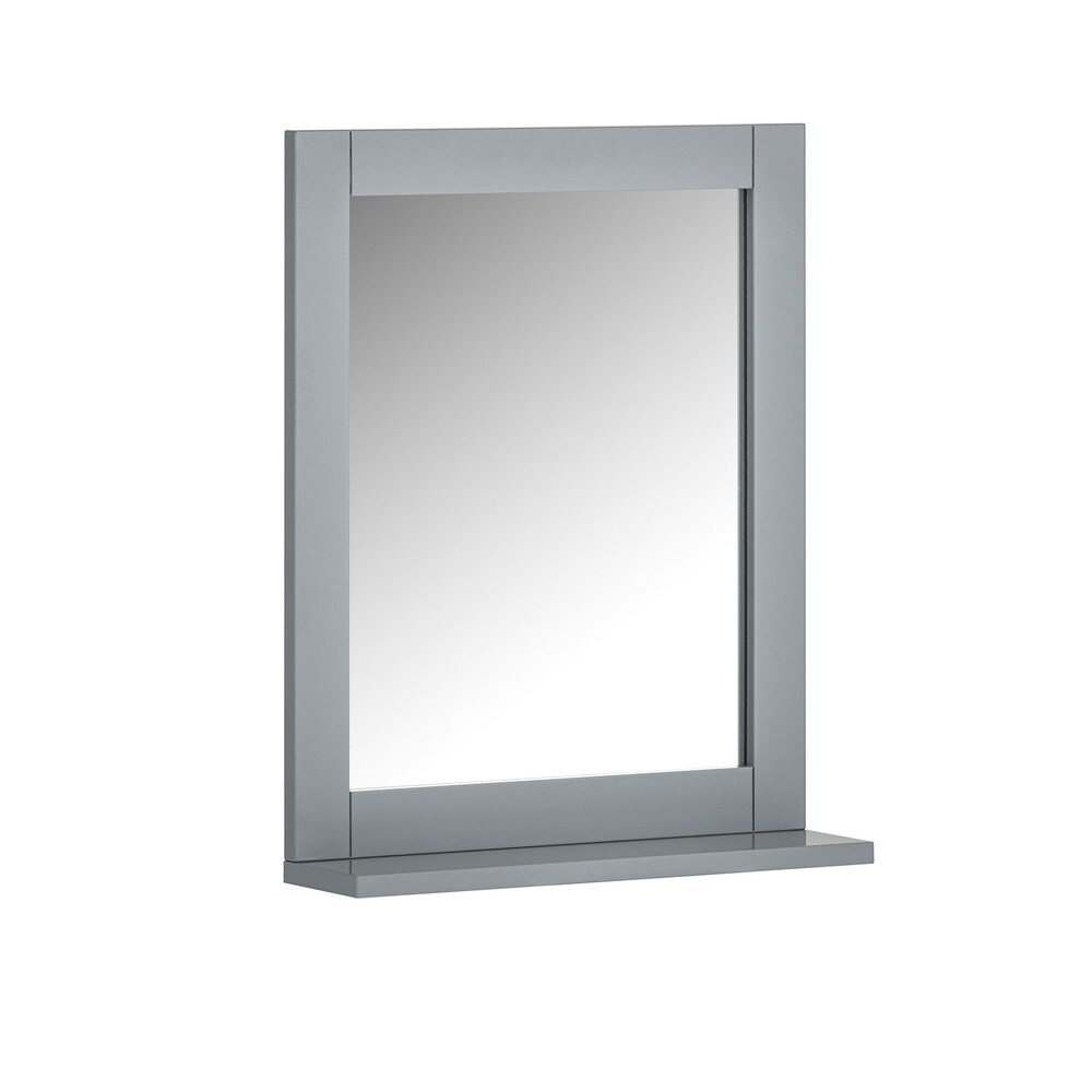 SoBuy Wandspiegel mit 1 Ablage Grau 40x10x49,2cm Klassisch