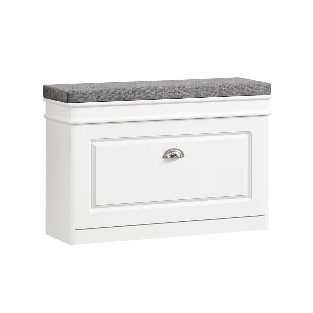 SoBuy Schuhbank mit 1 T&uuml;r Wei&szlig; 75x24x51cm Funktional - Bild 1