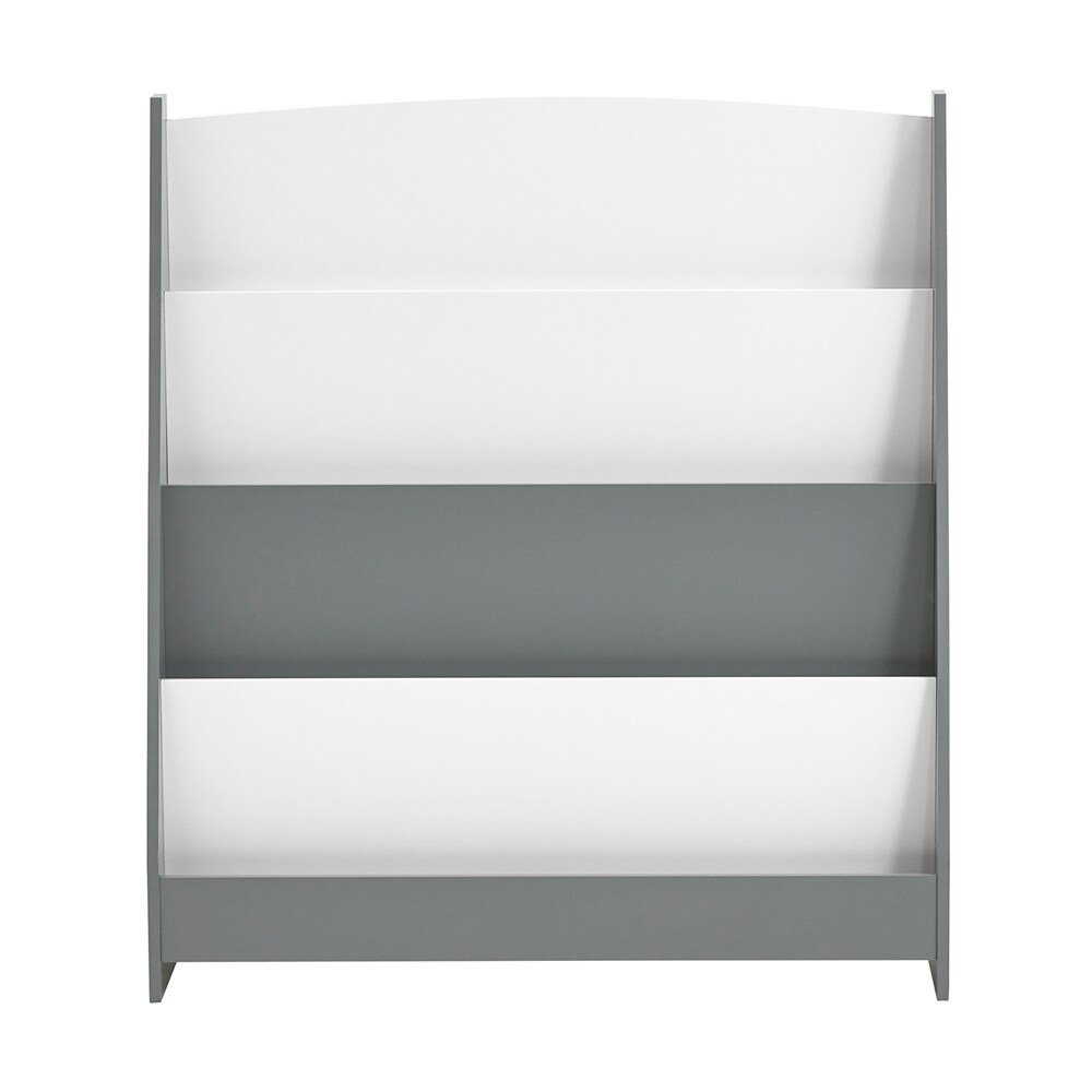 SoBuy Kinderregal mit 4 Fächern Hellgrau 80x30x88cm Funktional | 04251388614372