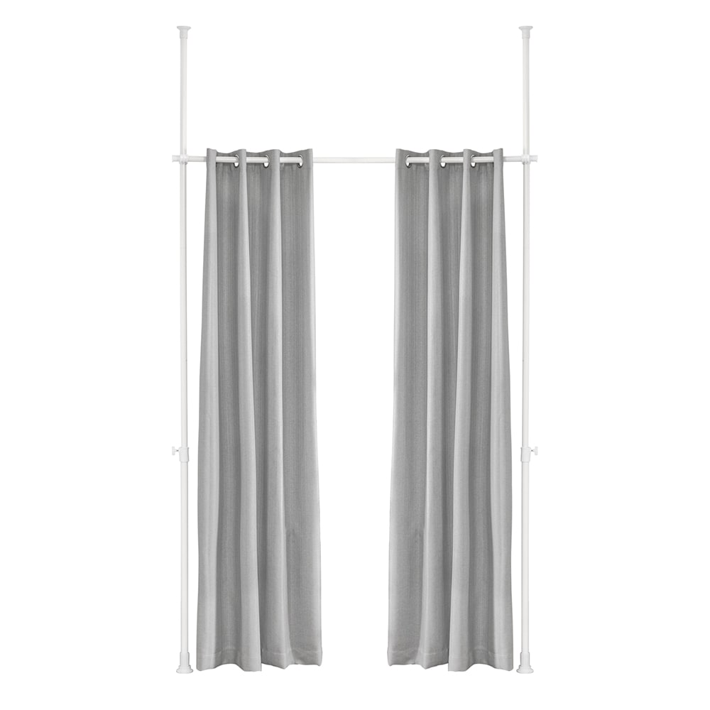 SoBuy Verstellbarer Raumteiler Hellgrau 162x9x200cm Industriell - Bild 1