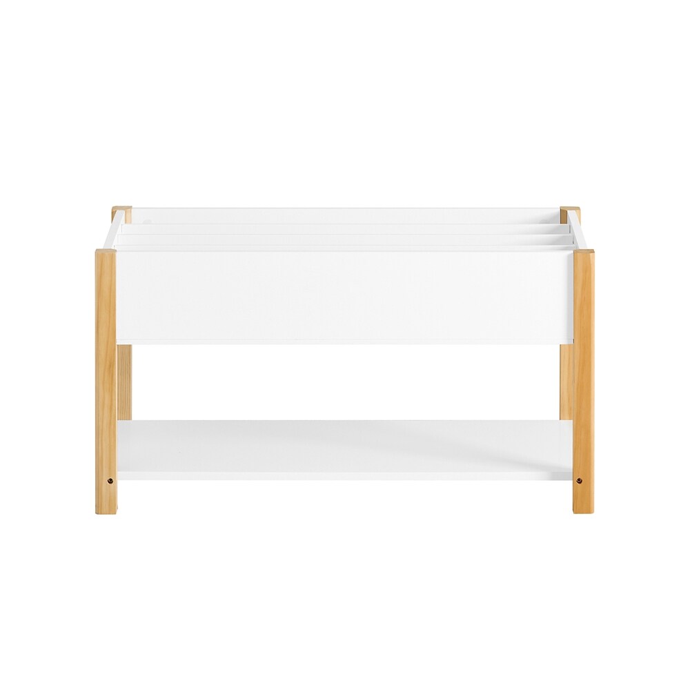 SoBuy Kinderregal mit Ablagefächern Weiß 85x42x45cm Modern | 04251388614761