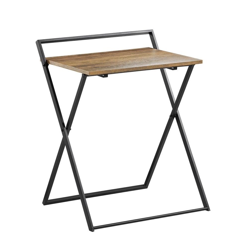SoBuy Klappbarer Schreibtisch Braun 63,5x40x78,5cm Minimalistisch - Bild 1