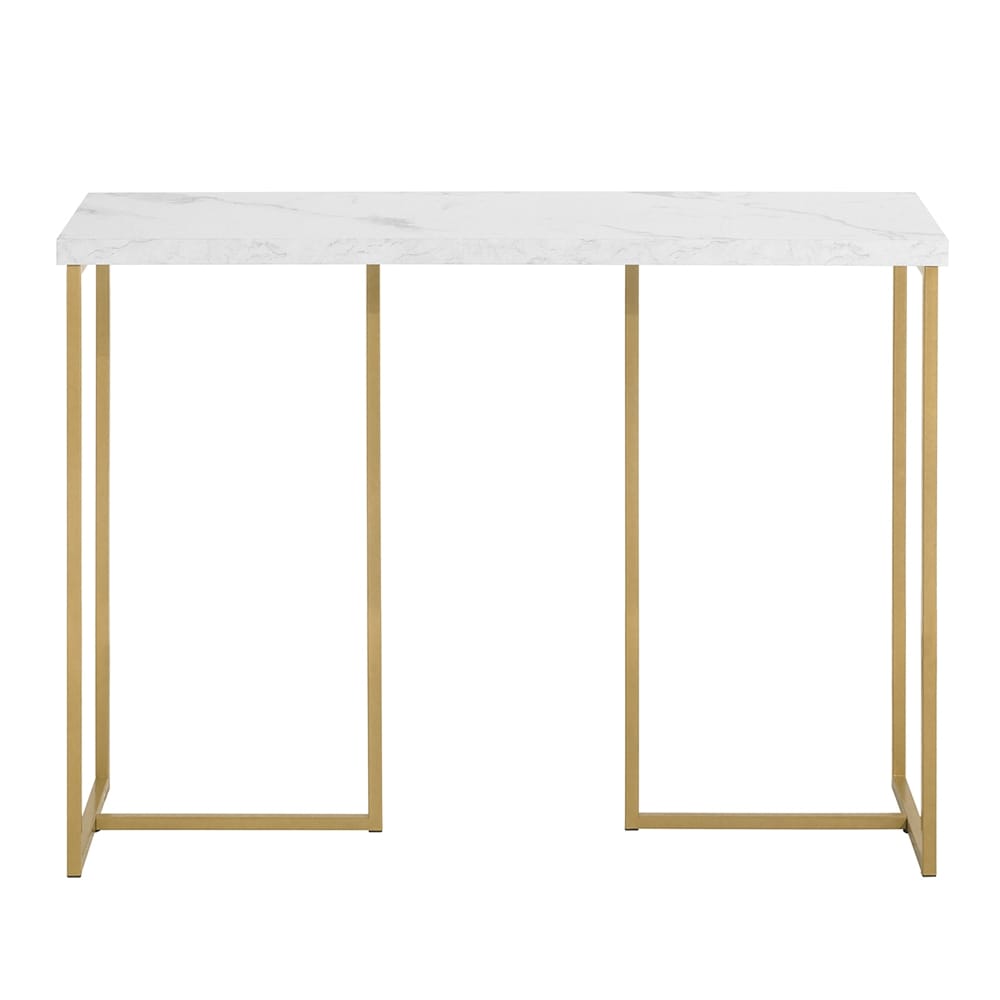 SoBuy Konsolentisch Flur Gold 100x36x75,5cm Modern - Bild 1