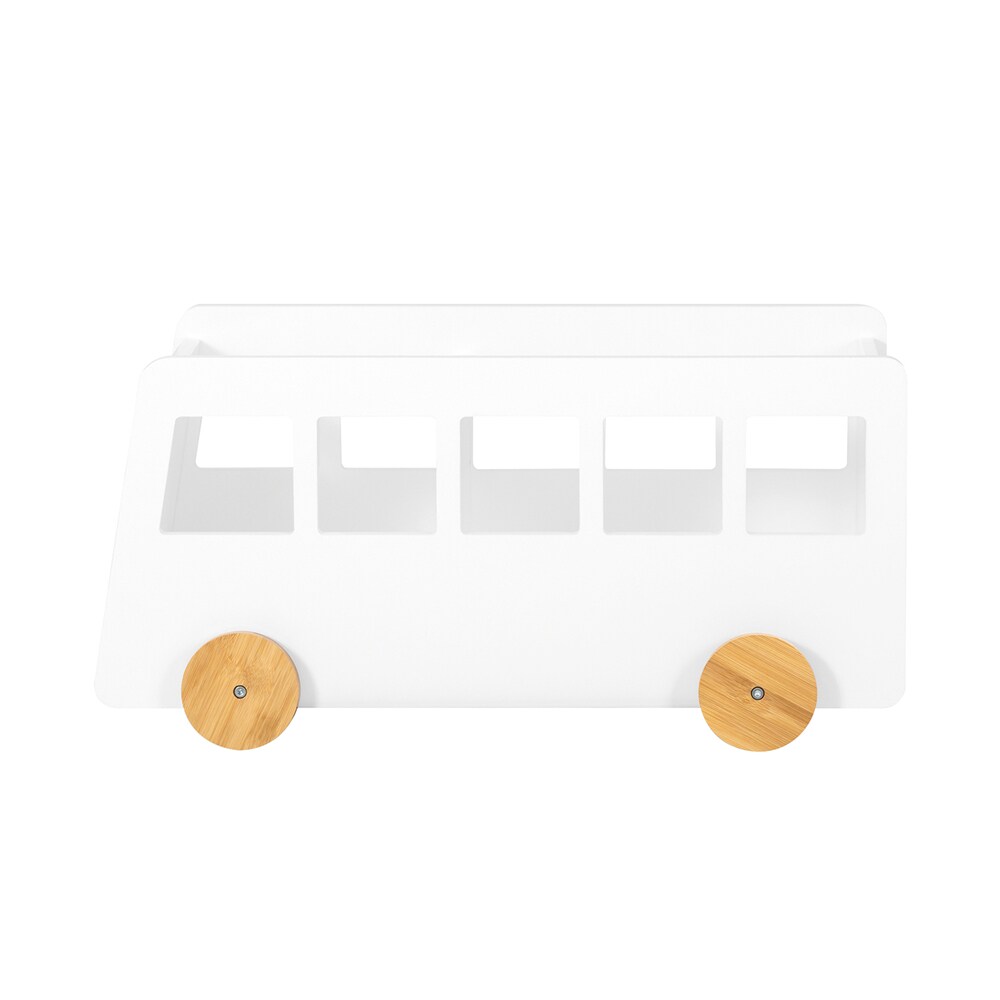 SoBuy Spielzeugkiste mit 2 Fächern Weiß 69x41x33,5cm Modern | 04251388616956