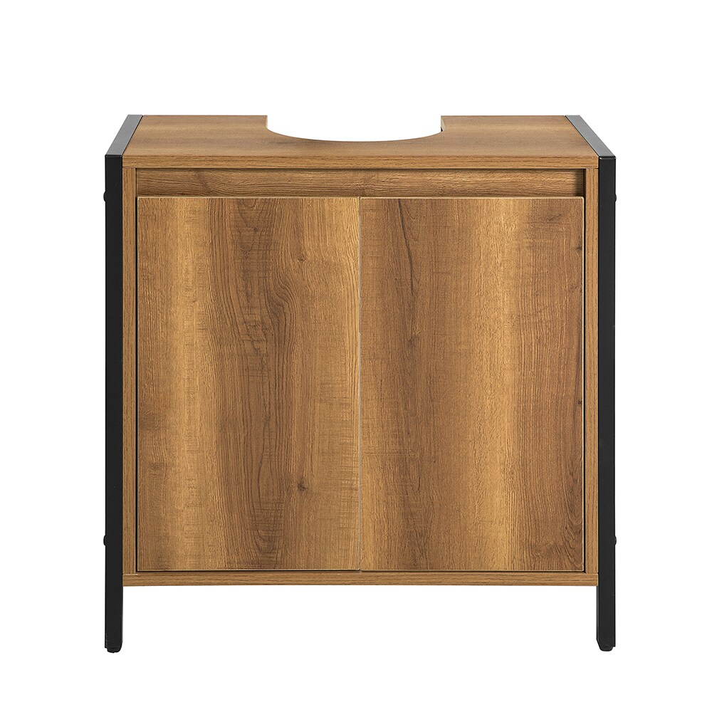 SoBuy Waschbeckenunterschrank mit 2 Türen Dunkelbraun 60x30x60cm Funktional | 04251388618882