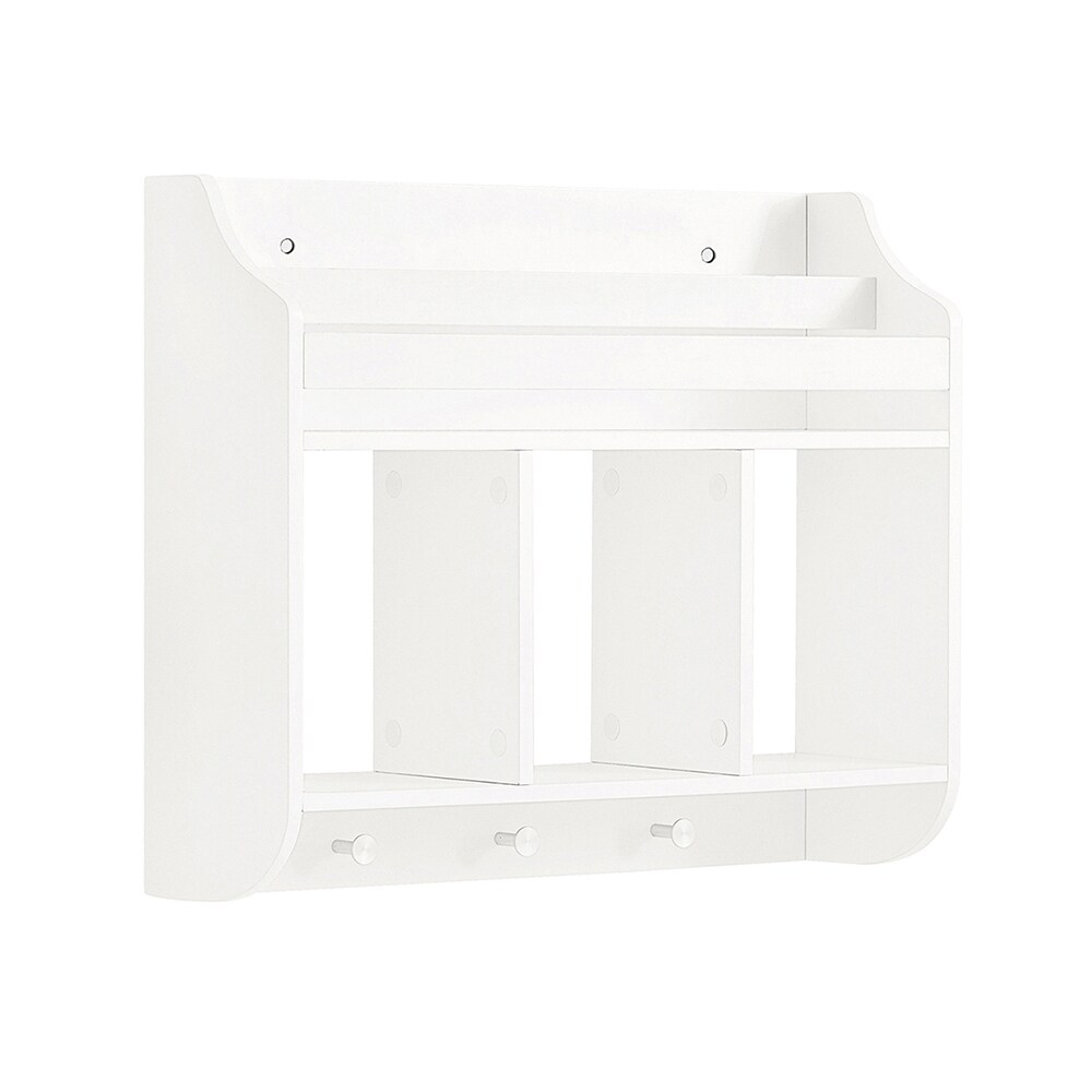 SoBuy Kinderregal mit 4 F&auml;chern Wei&szlig; 60x18x51cm Funktional - Bild 1