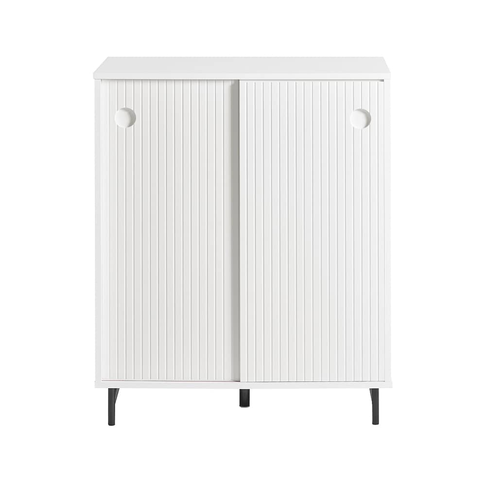 SoBuy Schuhschrank mit 1 T&uuml;r Wei&szlig; 70x37x88cm Modern - Bild 1