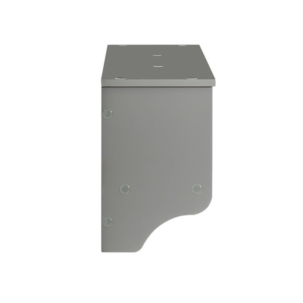 SoBuy Wandgarderobe mit 3 Shelves Grau 100x20x31cm Modern - Bild 1