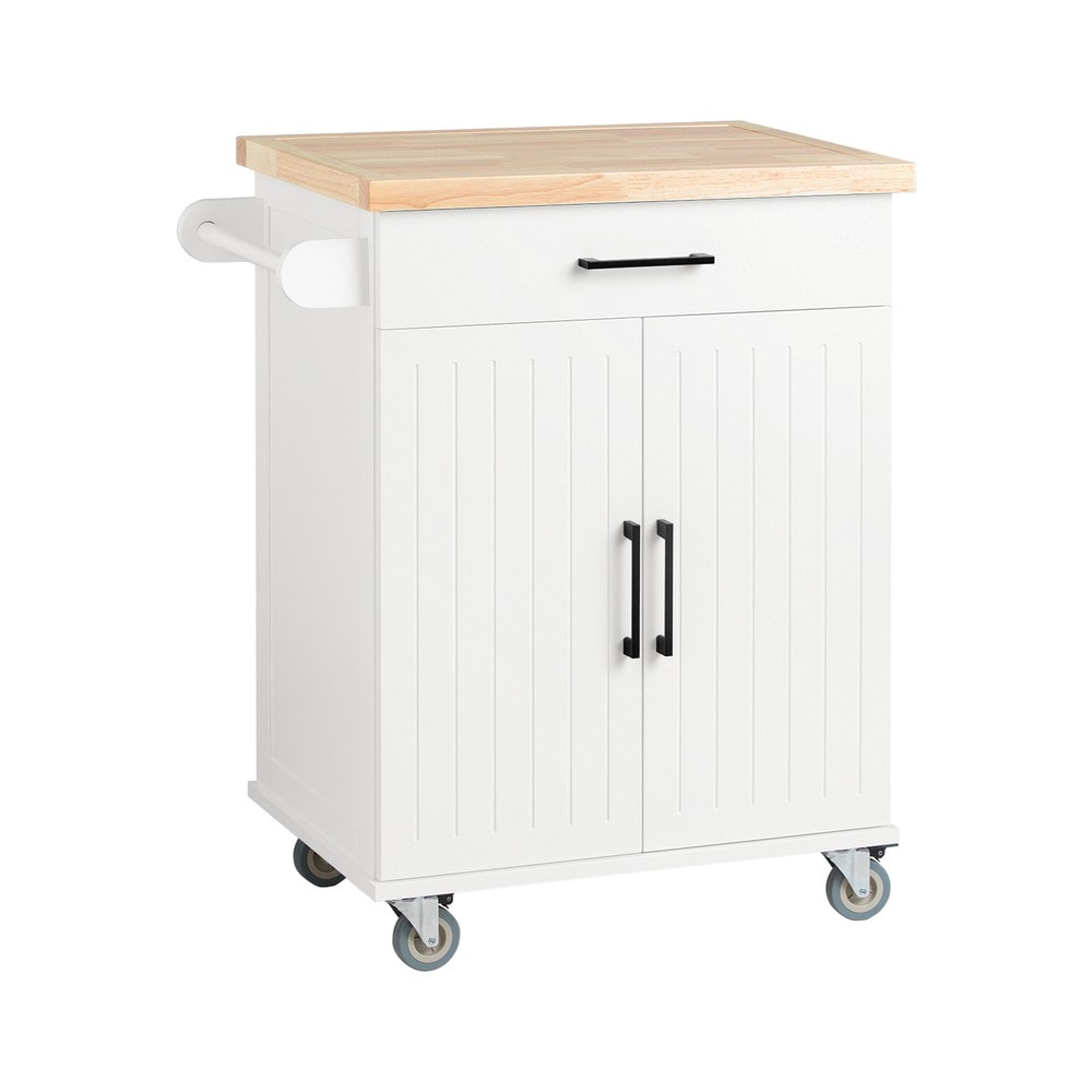 SoBuy K&uuml;chenwagen mit 1 Schublade Holzfarbe 74x45,6x91cm Modern - Bild 1