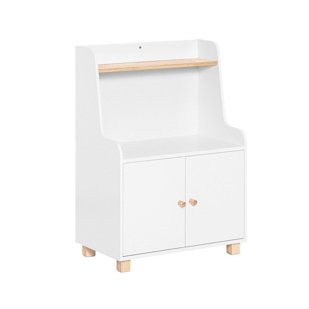 SoBuy Kinderregal mit 2 T&uuml;ren Wei&szlig; 60x35x86,5cm Modern - Bild 1