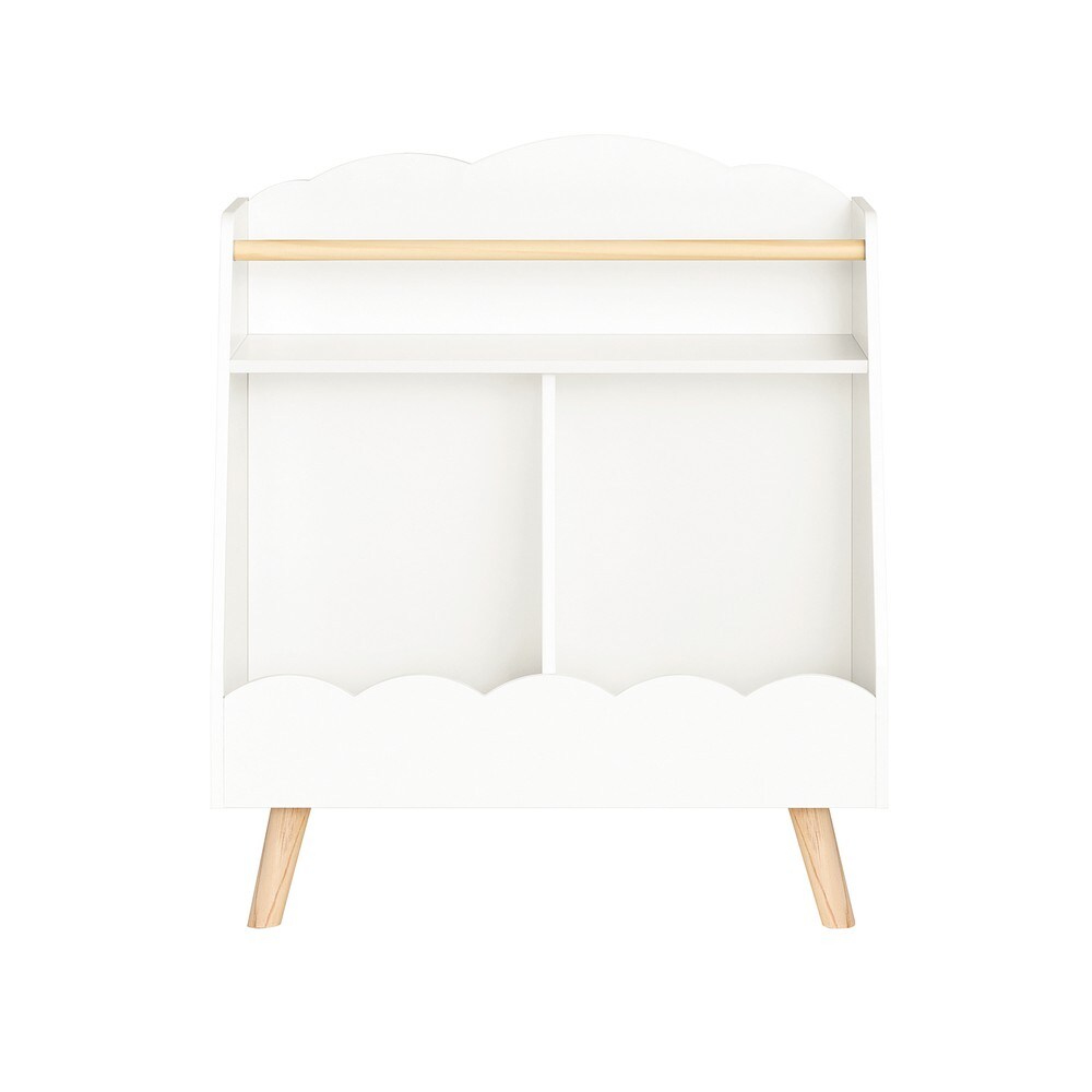 SoBuy Kinderregal mit 3 F&auml;chern Wei&szlig; Modern - Bild 1