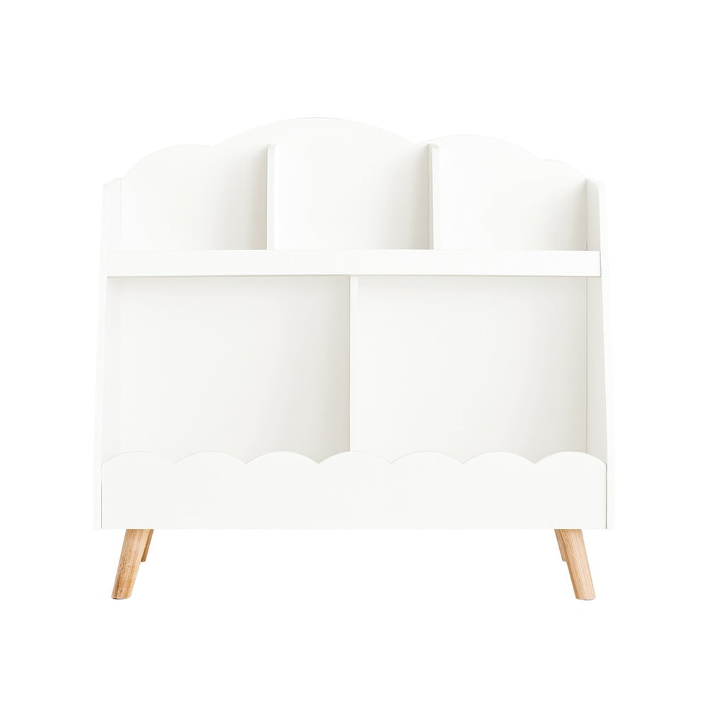 SoBuy Kinderregal mit 5 F&auml;chern Wei&szlig; Modern - Bild 1