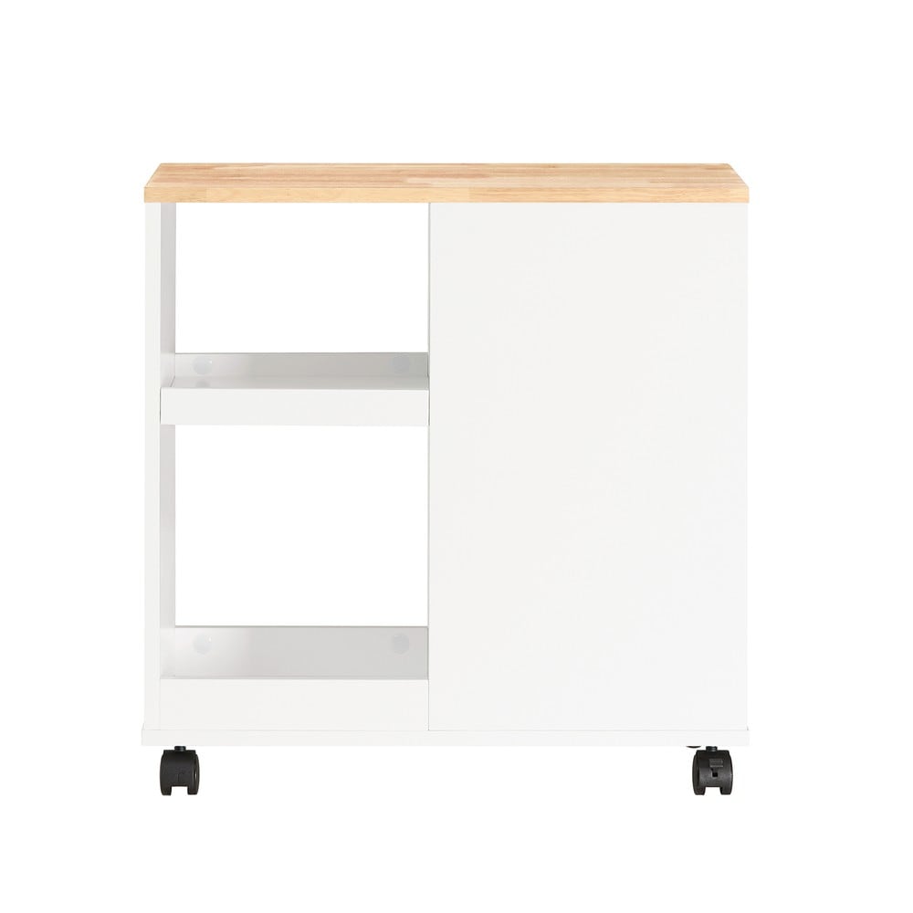 SoBuy Schubladenschrank f&uuml;rs B&uuml;ro mit 1 Schublade Holzfarbe 60x30x60cm Modern - Bild 1