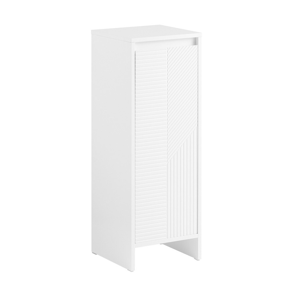 SoBuy W&auml;scheschrank mit 1 Schublade Wei&szlig; 30x30x86cm Modern - Bild 1