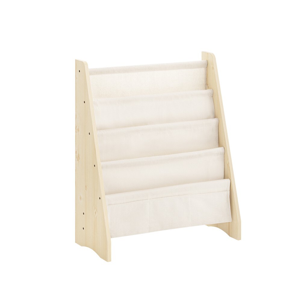 SoBuy Kinderregal mit 4 Fächern Holzfarbe 63x28x76cm Funktional | 04251388633427