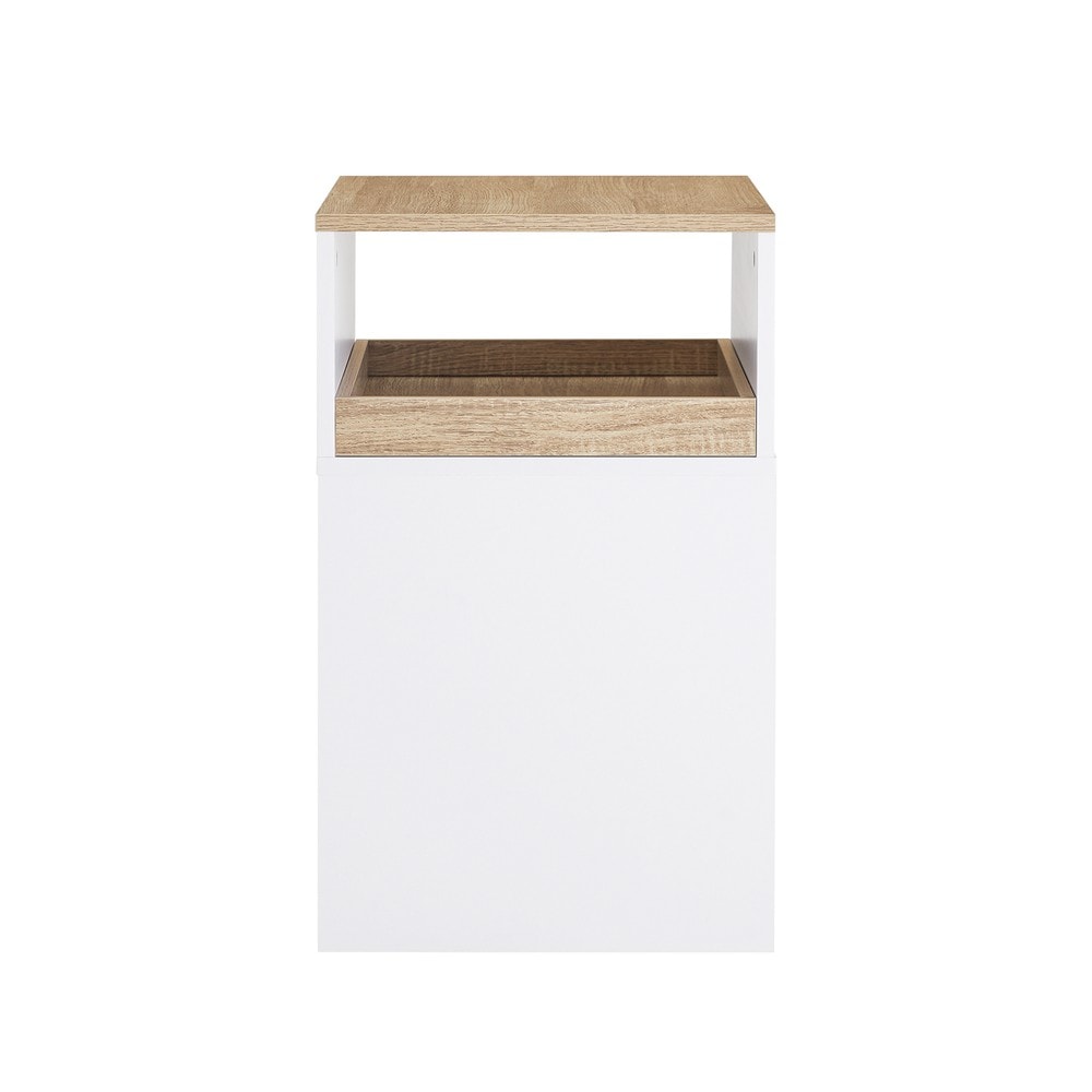 SoBuy Schubladenschrank f&uuml;rs B&uuml;ro mit 1 Schublade Holzfarbe 40x50x65cm Modern - Bild 1