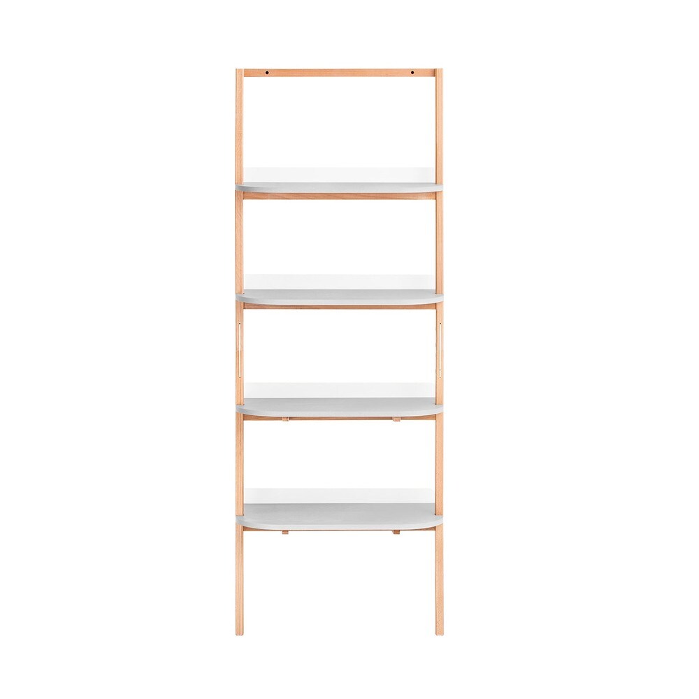 SoBuy Bücherregal mit 4 Fächern Hellgrau 65×38,2×169,3cm Nordisch | 04251388633502