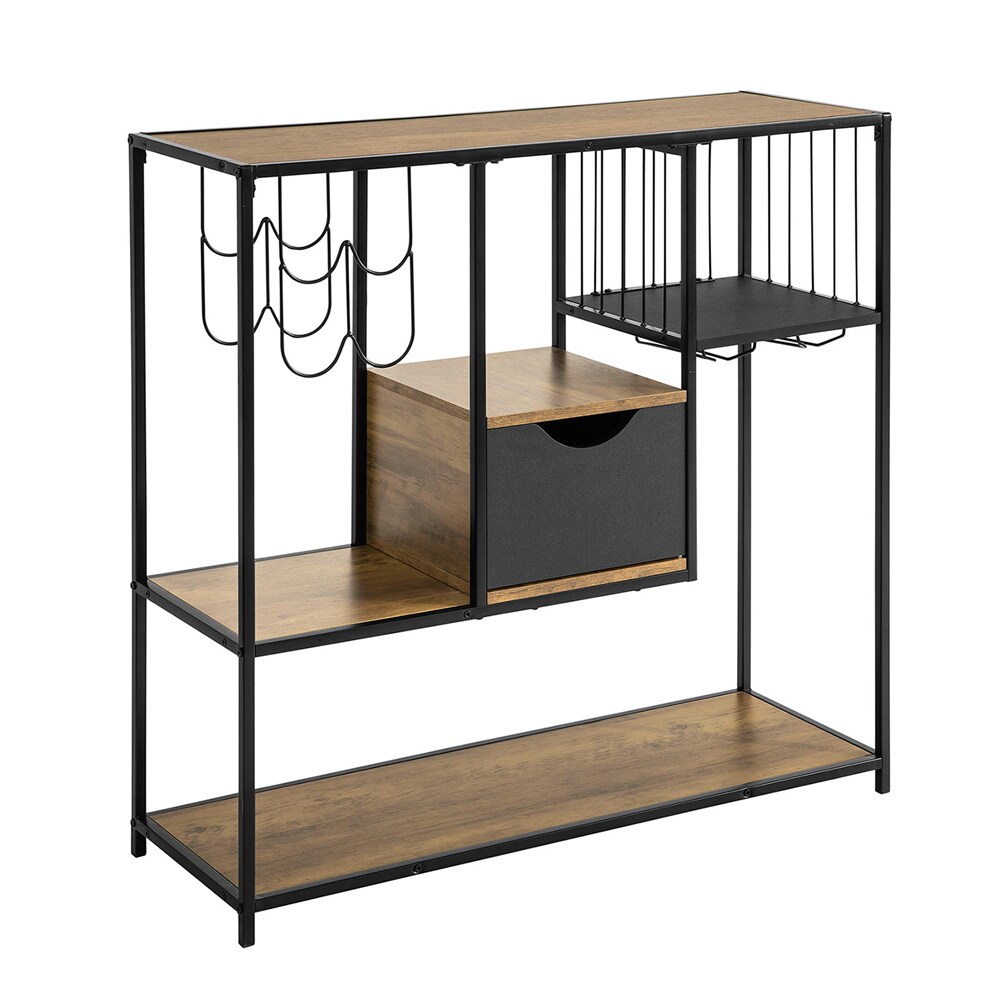 SoBuy Konsolentisch f&uuml;r den Flur mit 1 Schublade Holzfarbe Industriell - Bild 1