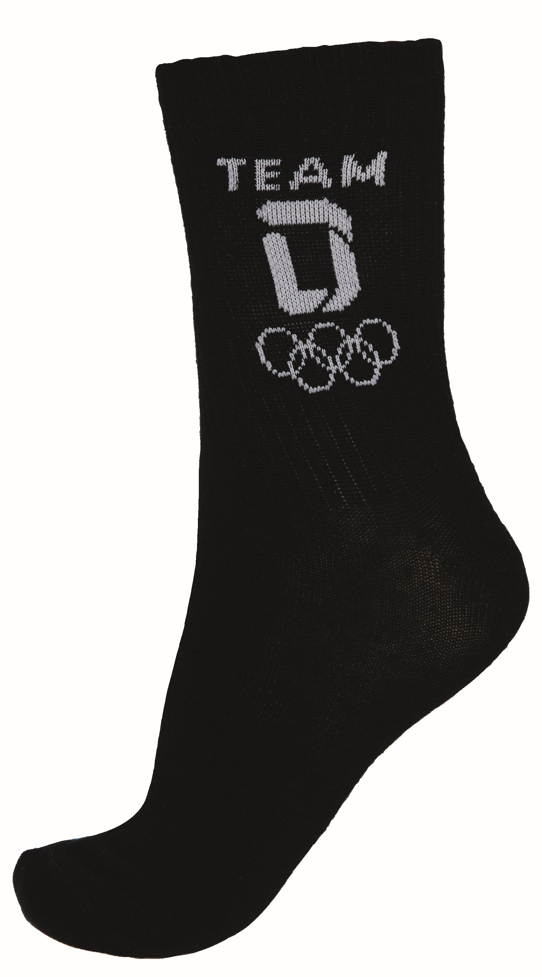 Team D Sportsocken 3er-Pack Schwarz Gr&ouml;&szlig;e 35-38 - Bild 1