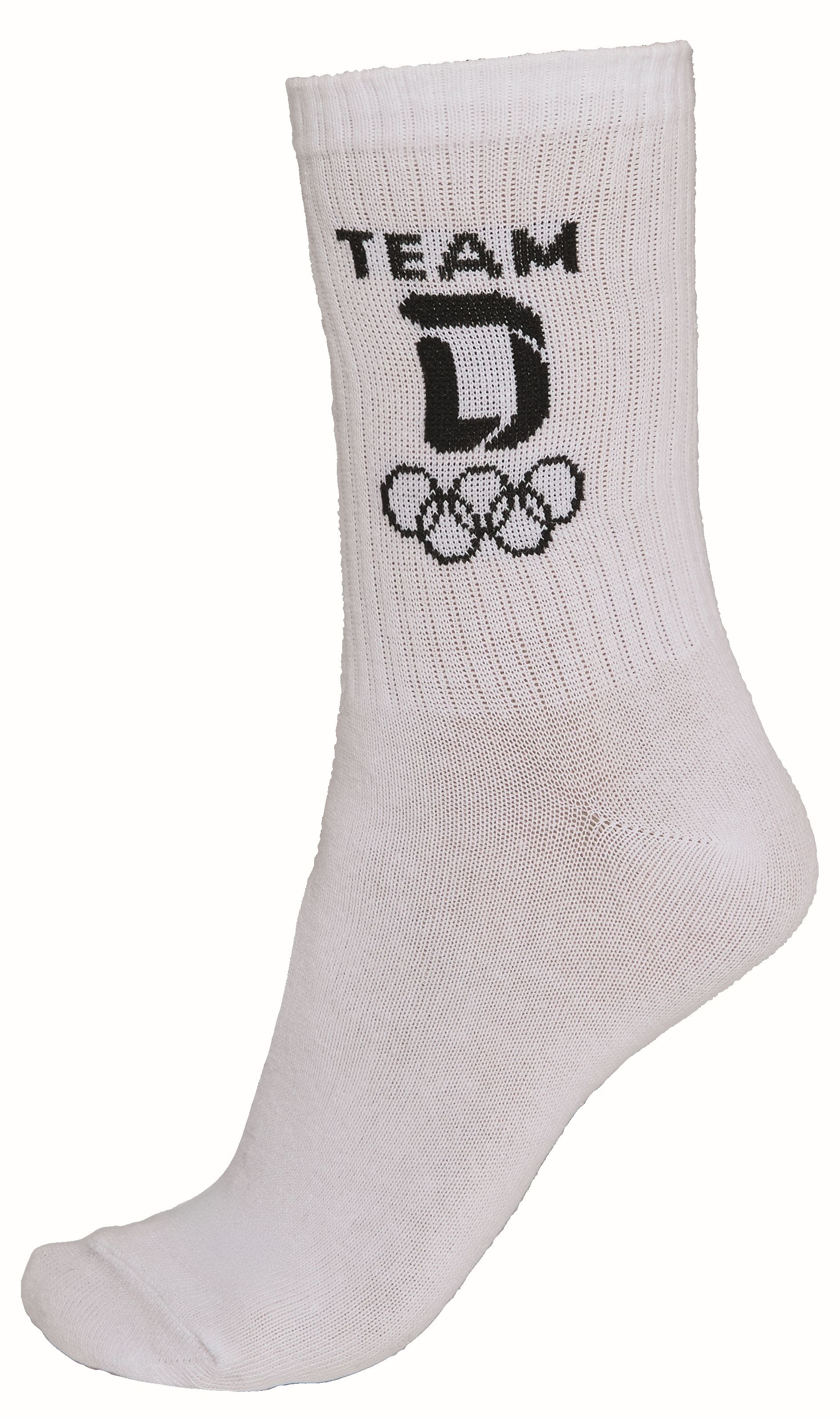 Team D Sportsocken 3er-Pack Wei&szlig; Gr&ouml;&szlig;e 43-46 - Bild 1