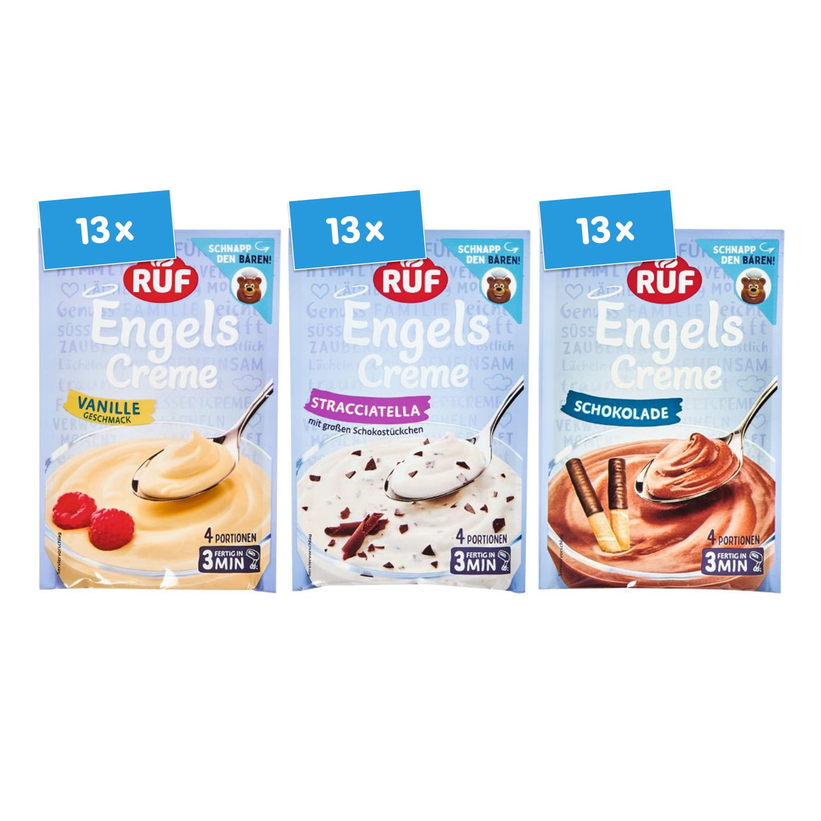 RUF Engelscreme verschiedene Sorten 65-74 g, 39er Pack - Bild 1