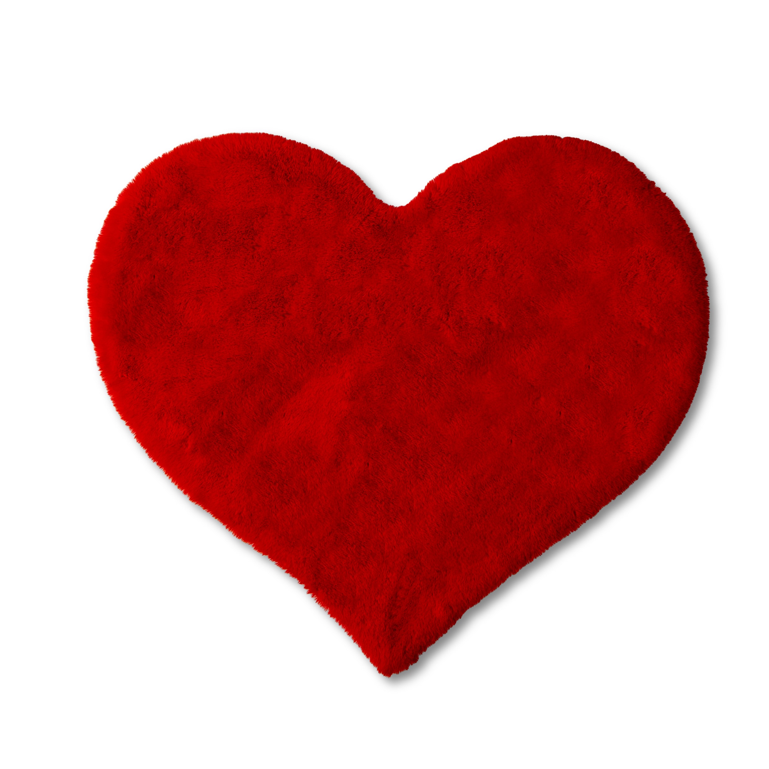 Dekor Herzformteppich, rot - Bild 1