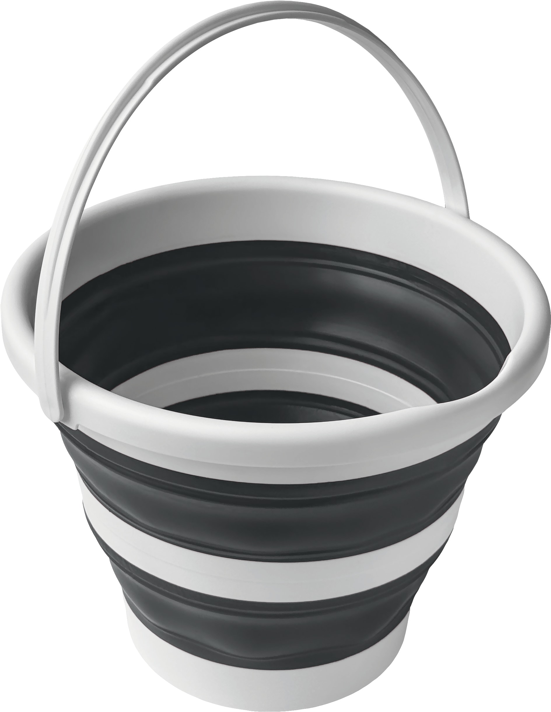 Priva faltbarer Eimer, grau - Bild 1